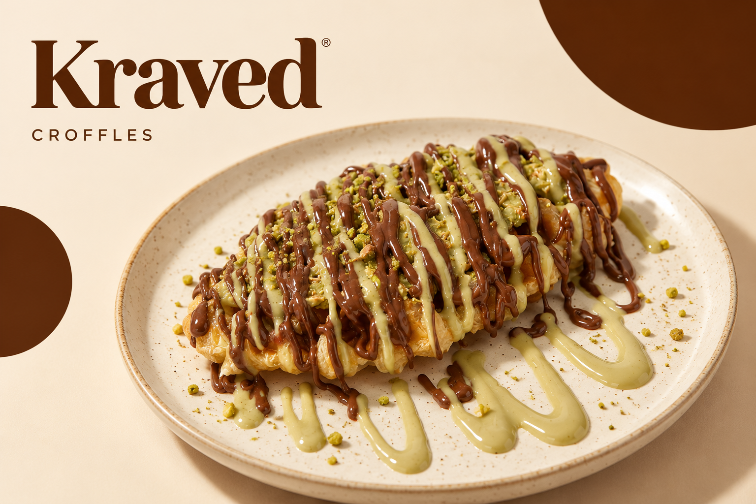 Kraved Kunafa Croffle